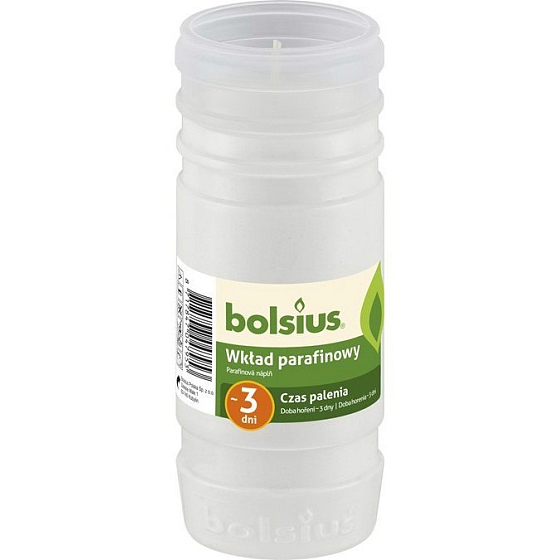 Bolsius Parafínová svíčka 210 g, doba hoření 72 hodin 1 kus