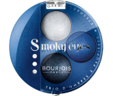 Bourjois Trio Smoky Eyes oční stíny 15 Bleu Nuit 4,5 g