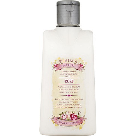 Bohemia Gifts Rosarium s extrakty z šípků a květů růže tělové mléko 200 g