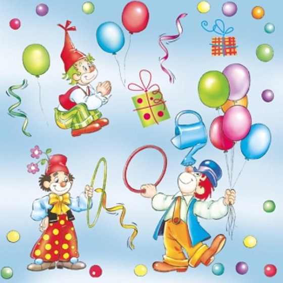 Maki Papírové ubrousky 3 vrstvé 33 x 33 cm 20 kusů cirkus