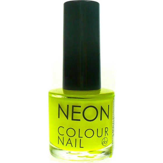 Dor Neon Colour Nail lak na umělé nehty N1 neonová žlutá 9 ml