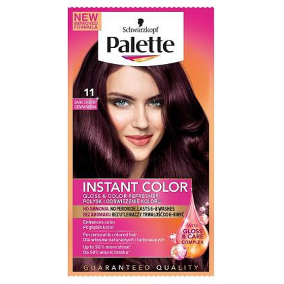 Schwarzkopf Palette Instant Color postupně smývatelná barva na vlasy 11 Tmavá třešeň 25 ml