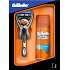 Gillette Fusion strojek + Hydratační gel 200 ml kazeta, pro muže