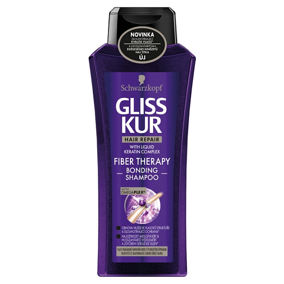 Gliss Kur Fiber Therapy šampon na namáhavé vlasy 400 ml