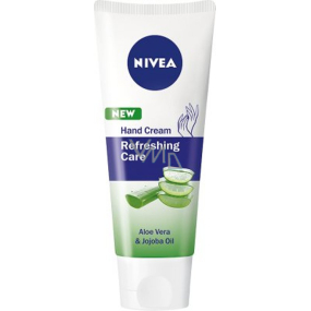 Nivea Refreshing Care Aloe Vera & Jojoba Oil krém na ruce 75 ml