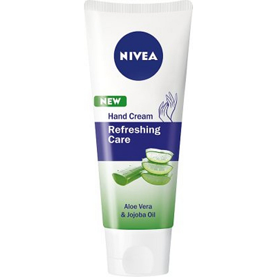Nivea Refreshing Care Aloe Vera & Jojoba Oil krém na ruce 75 ml