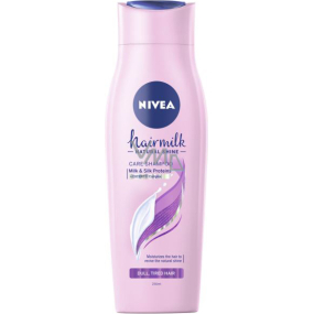 Nivea Hairmilk Natural Shine szampon pielęgnacyjny, 250 ml