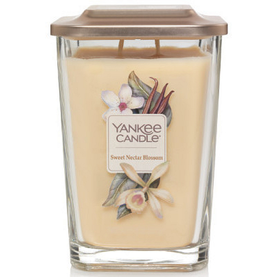Yankee Candle Sweet Nectar Blossom - Sladký květinový nektar sojová vonná svíčka Elevation velká sklo 2 knoty 552 g