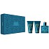 Versace Eros pour Homme toaletní voda pro muže 50 ml + sprchový gel 50 ml + balzám po holení 50 ml, dárková sada