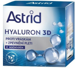 Astrid Hyaluron 3D przeciw zmarszczkom + ujędrnienie skóry nocny krem 50 ml