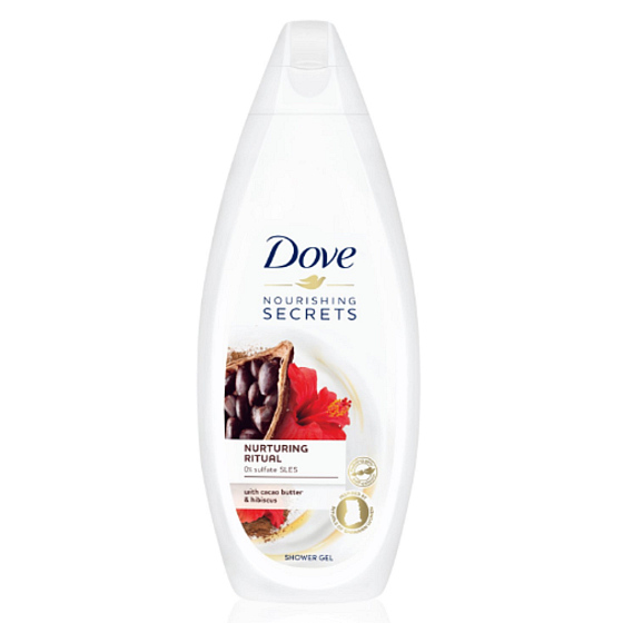 Dove Nourishing Secrets Vyživující African Ritual Kakao & Ibišek sprchový gel 250 ml