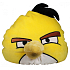 Angry Birds Relaxační polštář žlutý 38 × 33 × 31 cm