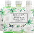 Bohemia Gifts Botanica Konopný olej sprchový gel 75 ml + šampon 75 ml + tělové mléko 75 ml, cestovní balení
