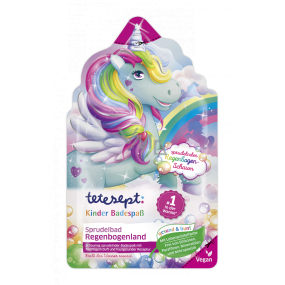 Tetesept Tęczowy świat Perły do kąpieli kolorowa kąpiel z tęczowym efektem 40 g