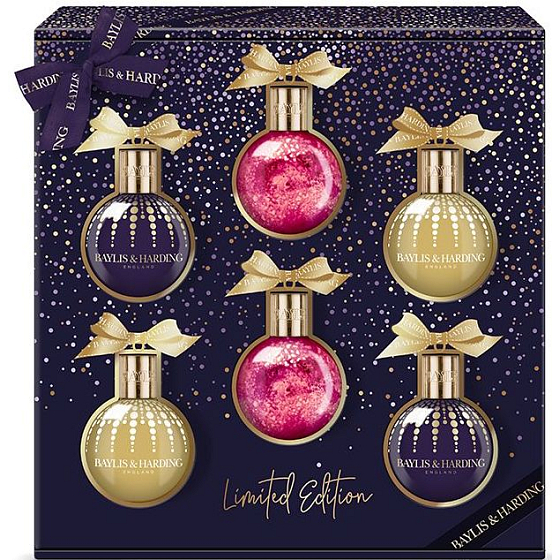 Baylis & Harding Moruše koupelové a sprchové pěny 6 x 100 ml, kosmetická sada pro ženy