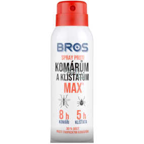 Bros Max Repelent spray przeciw komarom i kleszczom 25% DEET 90 ml Bros Max Repelent spray przeciw komarom i kleszczom 25% DEET 90 ml