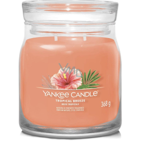 Yankee Candle Tropical Breeze - Tropikalna bryza świeca zapachowa Signature średni szklany 2 knoty 368 g