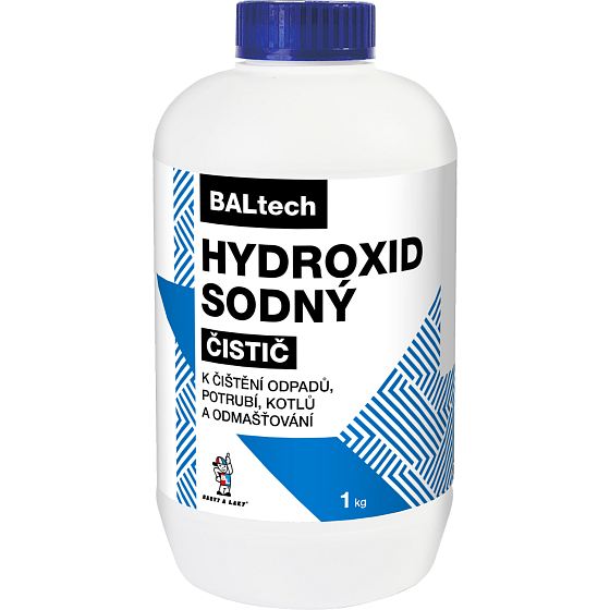 BALTECH wodorotlenek sodu do czyszczenia odpływów, 1 kg