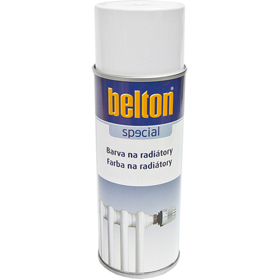 Belton farba do grzejników w sprayu, biała, 400 ml