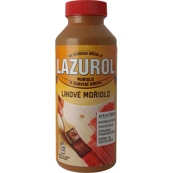 Lazurol lakiernia alkoholowa, czerwona, 500 ml