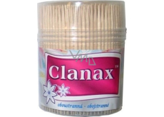 Clanax Patyczki do zębów obustronne w pudełku 500 sztuk