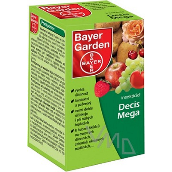 Bayer Garden Decis Mega přípravek na ochranu rostlin k hubení živočišných škůdců 25ml