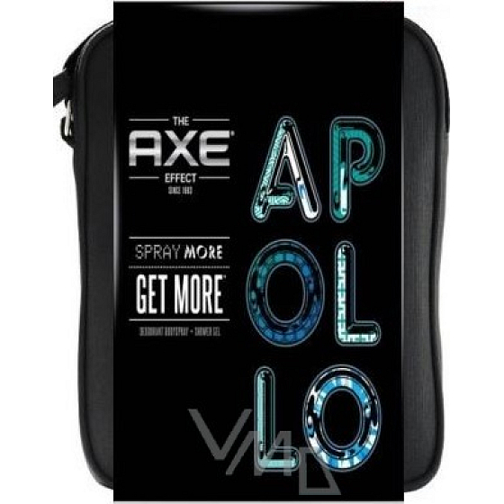 Axe Apollo deodorant sprej 150 ml + sprchový gel 250 ml + sprchový gel 250 ml + City bag, kosmetická sada