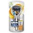 Gillette Fusion ProGlide Flexball Silver holicí strojek + náhradní hlavice 2 kusy, pro muže
