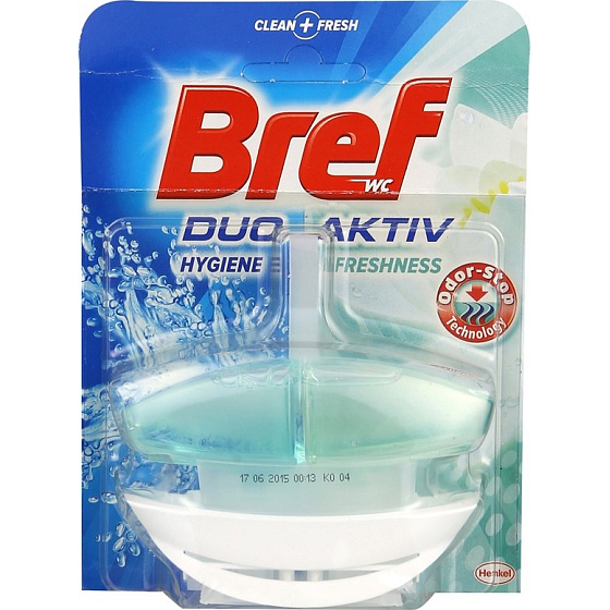 Bref Duo Aktiv Odor-Stop WC gel závěs komplet 50 ml