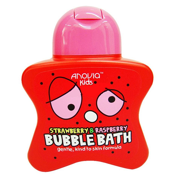 Anovia Jahoda & Malina pěna do koupele pro děti 250 ml