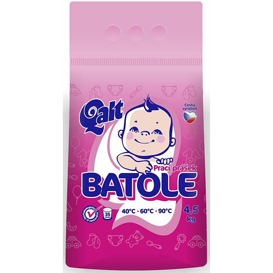 Qalt Batole proszek do prania dla dzieci 35 prań 4,5 kg