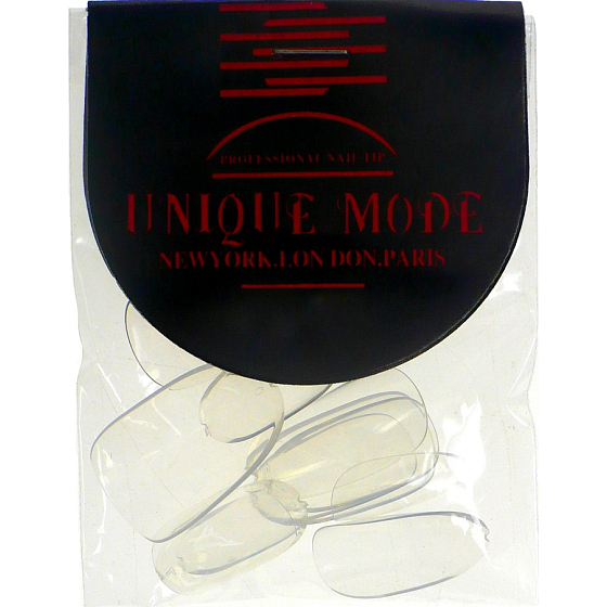 Professional Nail Tip Unique Mode umělé nehty čiré 6295 12 kusů