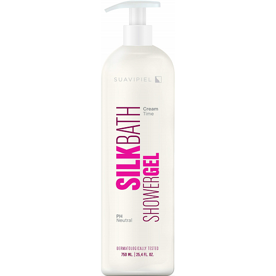 Suavipiel Silk Bath sprchový gel s hedvábným dotekem 750 ml