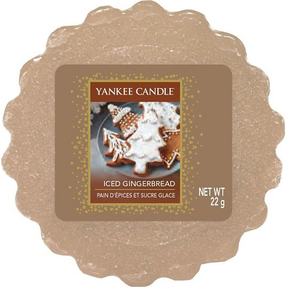 Yankee Candle Iced Gingerbread - Perníčky s polevou vonný vosk do aromalampy 22 g