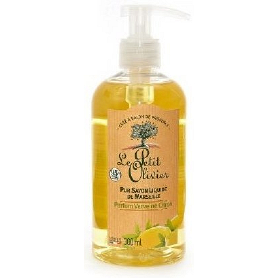 Le Petit Olivier Verbena a citron tekuté mýdlo dávkovač 300 ml