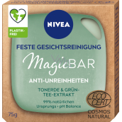 Nivea MagicBar Delikatny peeling do twarzy z glinką kaolinową 75 g