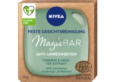 Nivea MagicBar Delikatny peeling do twarzy z glinką kaolinową 75 g