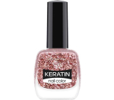 Golden Rose Keratin Nail Color Glitter lakier do paznokci 408 10,5 ml