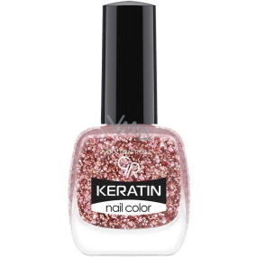 Golden Rose Keratin Nail Color Glitter lakier do paznokci 408 10,5 ml