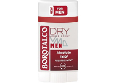 Borotalco Men Dry Amber Scent dezodorant w sztyfcie dla mężczyzn 40 ml