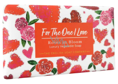 English Soap For The One I Love Roses in Bloom - Rozkwitłe róże naturalnie perfumowane mydło toaletowe z masłem shea 190 g