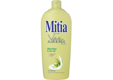 Mitia Aloe & Milk tekuté mýdlo, náplň, 1 l