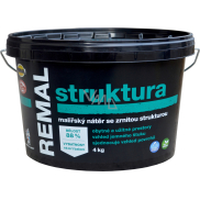 REMAL Struktura farba malarska o ziarnistej strukturze, 4 kg