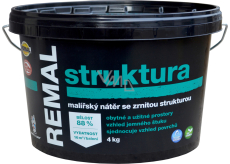 REMAL Struktura malířská barva se zrnitou strukturou, 4 kg