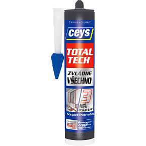 Ceys Total Tech uniwersalne klej i uszczelniacz, czarny, 290 ml