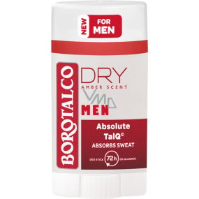 Borotalco Men Dry Amber Scent dezodorant w sztyfcie dla mężczyzn 40 ml