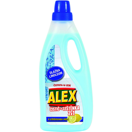 Alex Čistič extra lesk 2v1 na lino, dlažbu, vinyl, mramor 750 ml