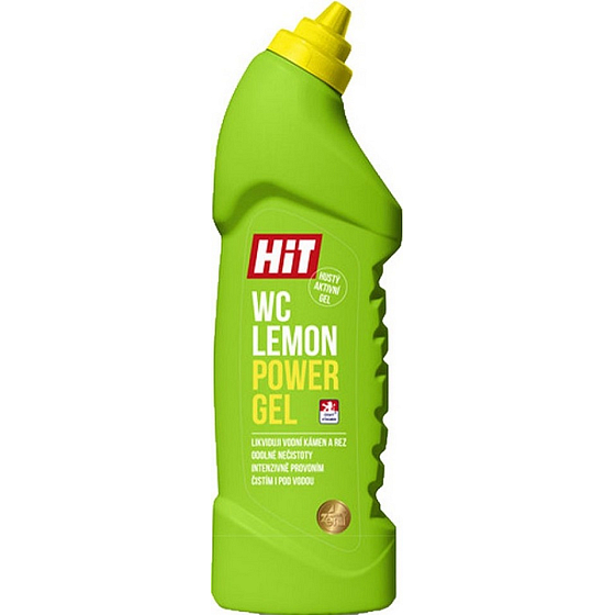 Hit Wc Lemon Power Gel čistič toalet 750 g