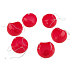 Červený nos, nos klaun, plastové nosy s gumičkou 6 kusů
