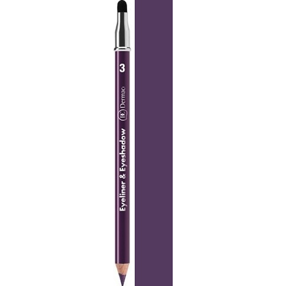 Dermacol Eyeliner & Eye Shadow 2v1 kajalová tužka a oční stíny 03 1,6 g